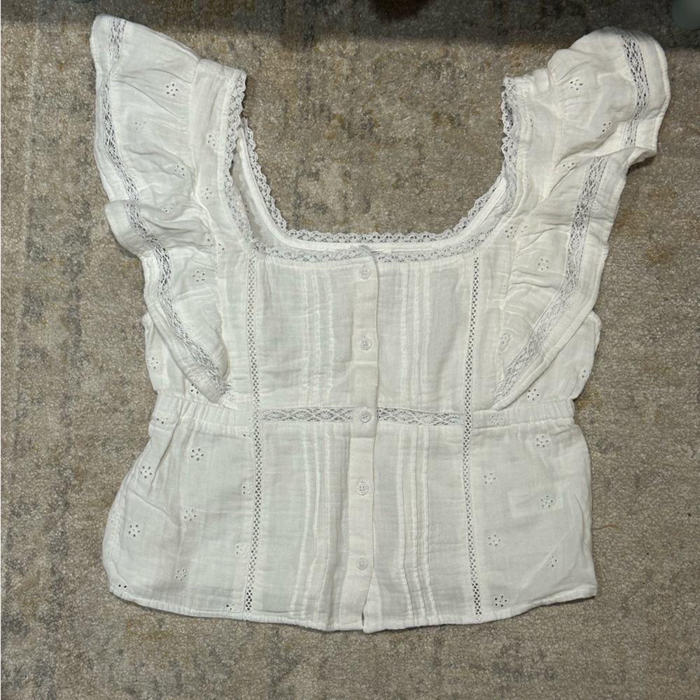 aerie ruffle tank top
